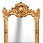 Baroque mirror - rectangular shape - Classic mirror - Gold colour - Suitable for all rooms - MACE