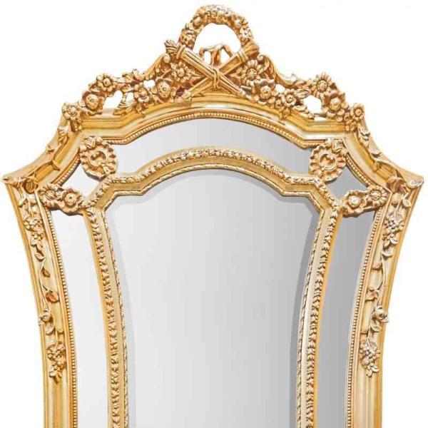 Baroque mirror - Louis XVI style - Large size - Classic mirror - Luxury mirror - Gold - MACE