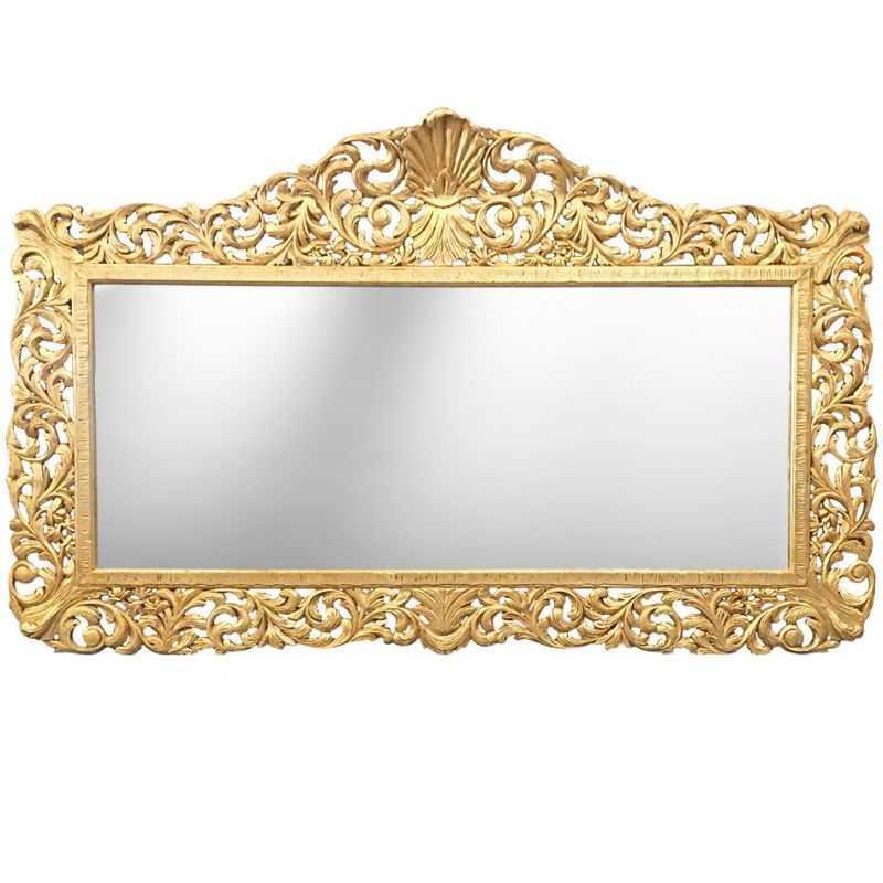 MACE Heritage - Luxuriöser Barockspiegel - Sehr großes Format - Klassischer Spiegel - dekorativer Spiegel - Goldfarbe