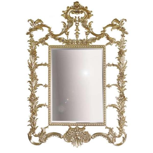 Baroque Louis XVI Sink Console - Mirror+Console+Sink - Old gold - Black marble - Classic furniture - Bathroom furniture - MACE