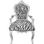 MACE Heritage - Fauteuil Rococo / baroque – blanc, rouge, argenté