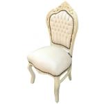 MACE Heritage - Chaise de salle à manger Rococo / baroque – rouge, beige