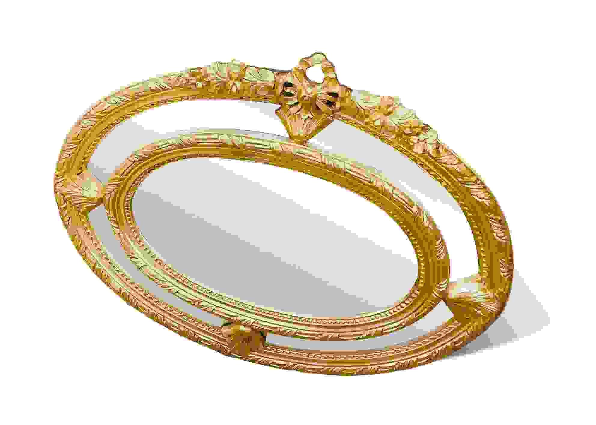 MACE Heritage - Barockspiegel - Stil Louis XVI - Ovale Form - Bordellparks - Goldrahmen - Klassischer Spiegel