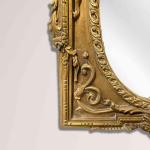 MACE Heritage - Luxuriöser Goldspiegel im Barockstil - Holzrahmen - rechteckige Form - für alle Räume - klassischer antiker Spiegel