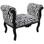 MACE Heritage - Banquette Louis XV / baroque – noir, blanc, rouge