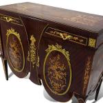 MACE Luxus Barock Sideboard mit Intarsien Messingbeschlägen 2 Schubladen und 2 Türen