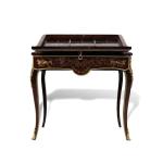 MACE Heritage - Ornamentaler Sekretär im Barockstil mit Intarsien und Messingbeschlägen 80 cm breit - eine große Schublade