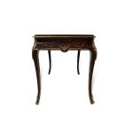 MACE-Barock Schreibtisch - Intarsien - 3 Schubladen - Farbe braun - Messing - Handgefertigt - 170cm Breite.