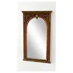 MACE Heritage – Großformatiger Barockspiegel in antik patiniertem Gold – Handgefertigt – 230 cm