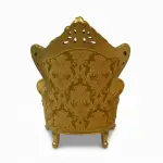 MACE Heritage – Luxuriöser Barock-Sessel in Gold mit Gobelin-Stoff