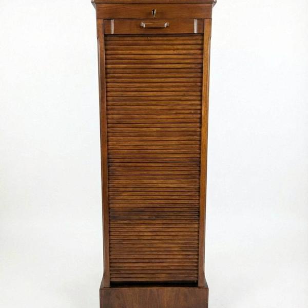 MACE Heritage - Englischer Büroschrank - Hellbraune Farbe - Handgefertigt - Massivholz - 9 Schubladen - Aktenschrank - Büromöbel