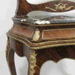 MACE Heritage - Table console baroque – velours, marbre, rouge, doré