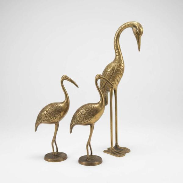 MACE Heritage – Barockes Flamingo-Set aus massivem Messing in Antikfinish, handgefertigt