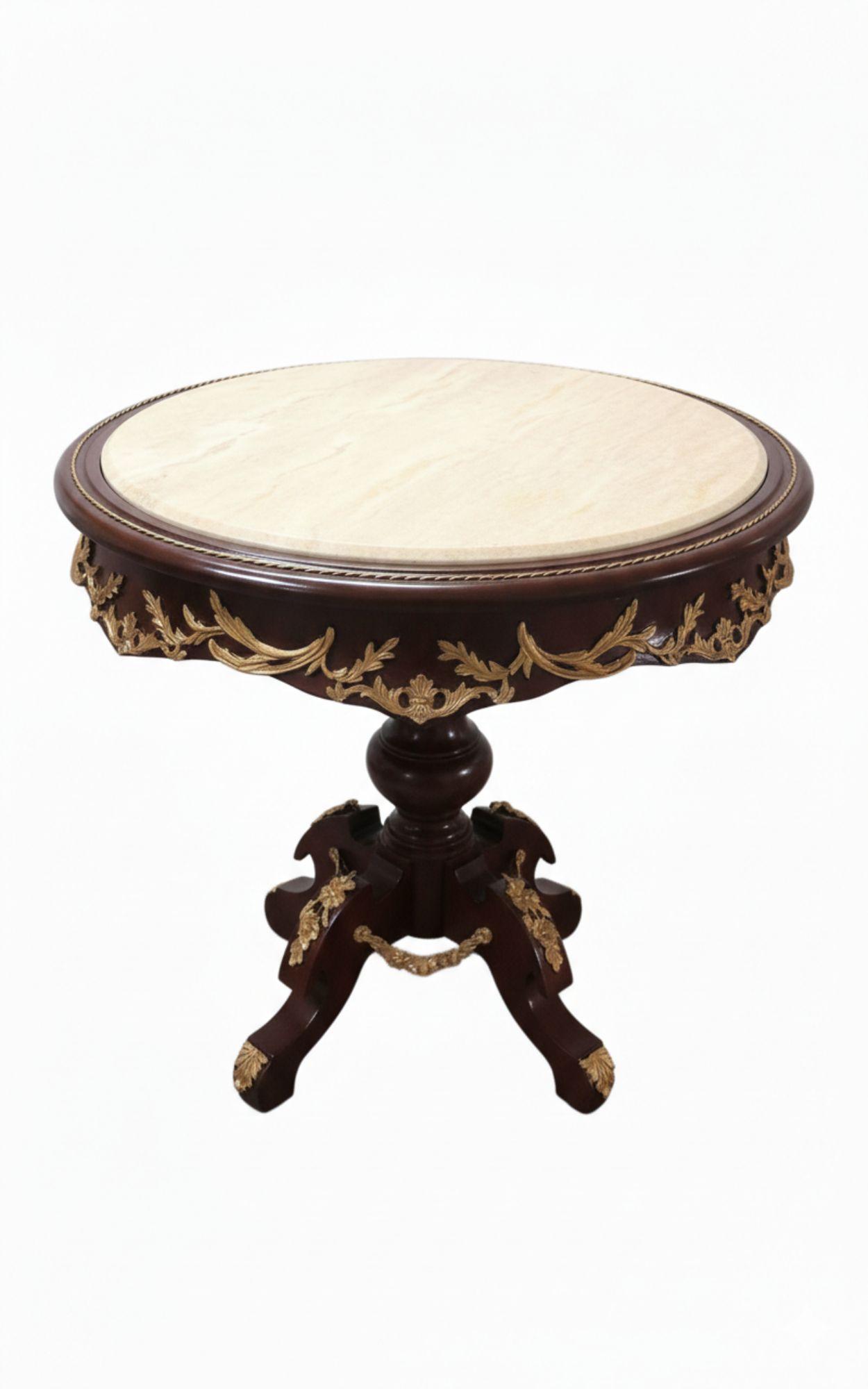 MACE Heritage - Fauteuil Louis XVI / baroque – marbre, laiton, sculpté, rouge, brun