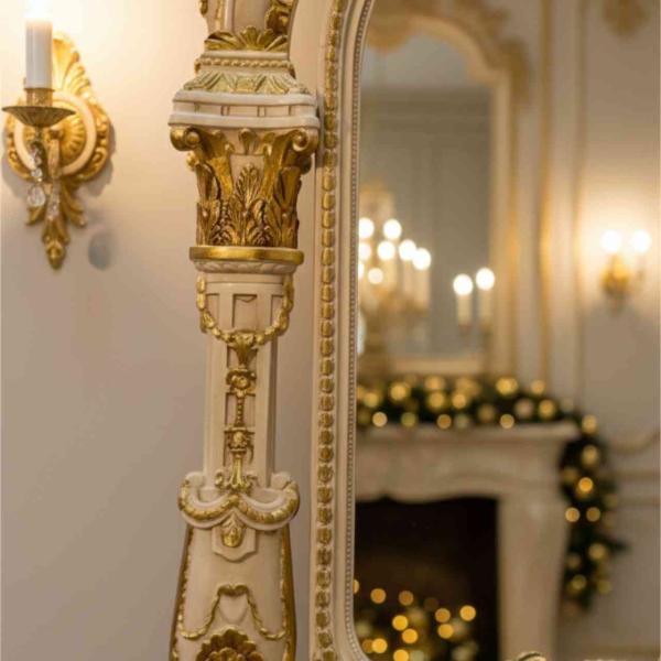 MACE Heritage – Monumental Baroque Mirror with Console Table and Marble Top