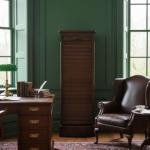 English office cabinet - Light brown color - Handmade - Solidwood -9 drawers - file cabinet - Office furniture - MACE