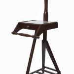 MACE Heritage - Baroque Louis XVI office hanger -Brown color - Mirror - One small drawer - Office furniture