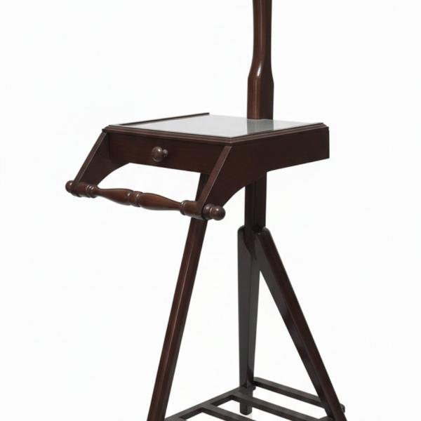 MACE Heritage - Baroque Louis XVI office hanger -Brown color - Mirror - One small drawer - Office furniture