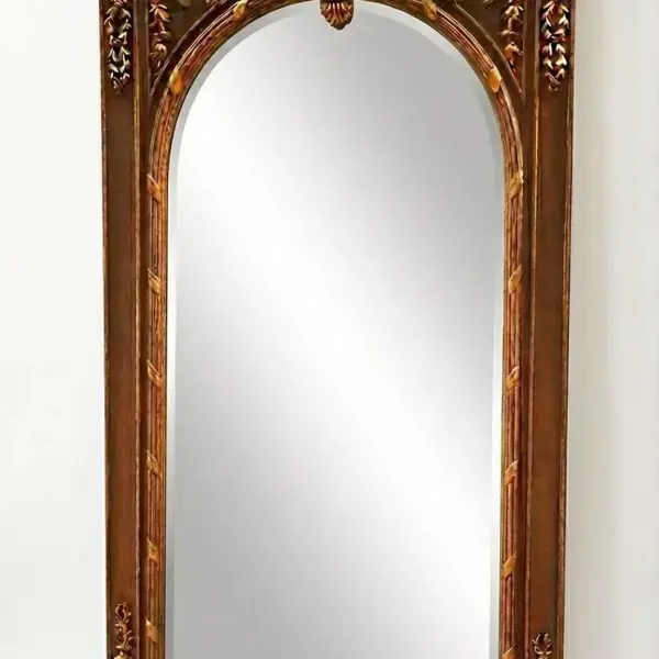 MACE Heritage – Großformatiger Barockspiegel in antik patiniertem Gold – Handgefertigt – 230 cm