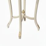 MACE Heritage – Barocker Beistelltisch mit Marmorplatte in Ivory-Creme und Antikgold