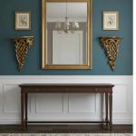 MACE Heritage – Baroque Wall Console in Gold Finish with Rococo Carved Ornaments