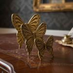 MACE Heritage – Barockes Schmetterlings-Set aus massivem Messing in Antikgold, handgefertigt