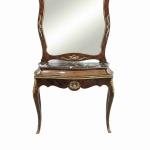 MACE Heritage - Table console baroque – velours, marbre, rouge, doré