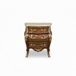 MACE Heritage – Barockes Kommoden-Set mit Intarsien und Marmorplatten, Louis-XV Stil
