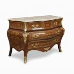 MACE Heritage – Barockes Kommoden-Set mit Intarsien und Marmorplatten, Louis-XV Stil