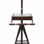 MACE Heritage - Baroque Louis XVI office hanger -Brown color - Mirror - One small drawer - Office furniture
